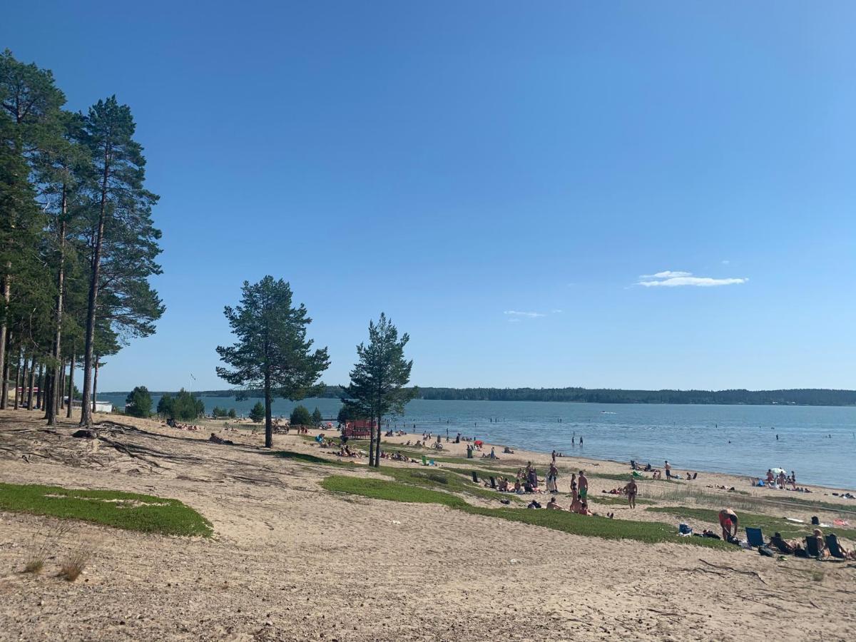 Hostel Hudiksvall Malnbaden Camping Kültér fotó